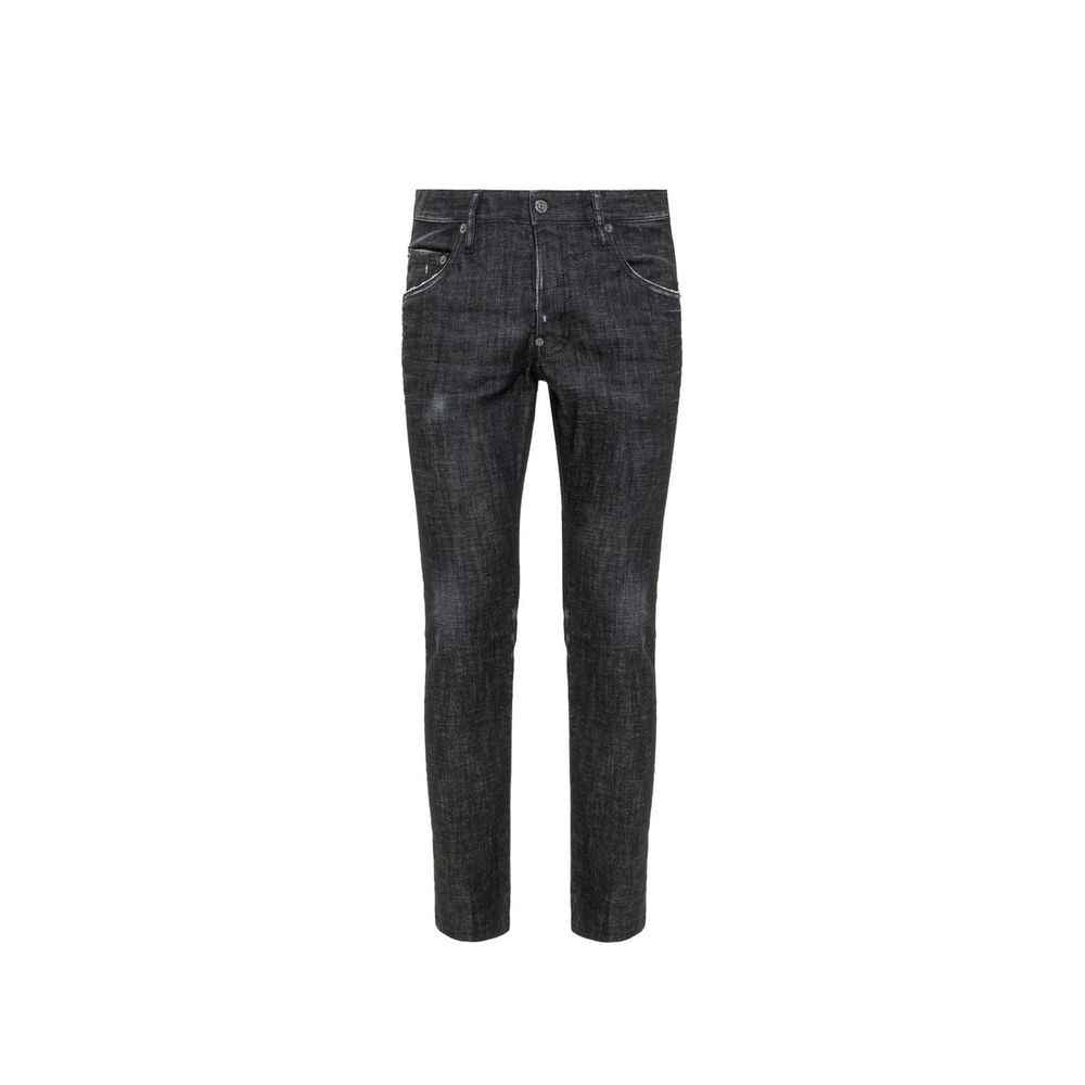 Dsquared² Black Cotton Jeans Denim