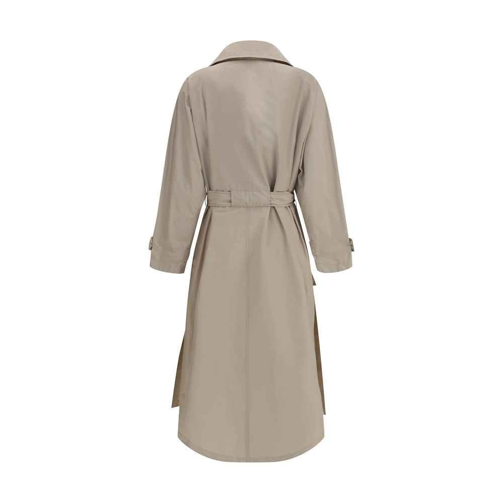 Brunello Cucinelli Beige Polyester Coat