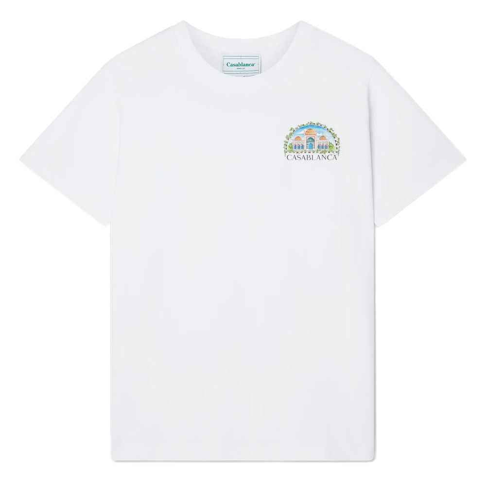 Casablanca White Cotton T-Shirt