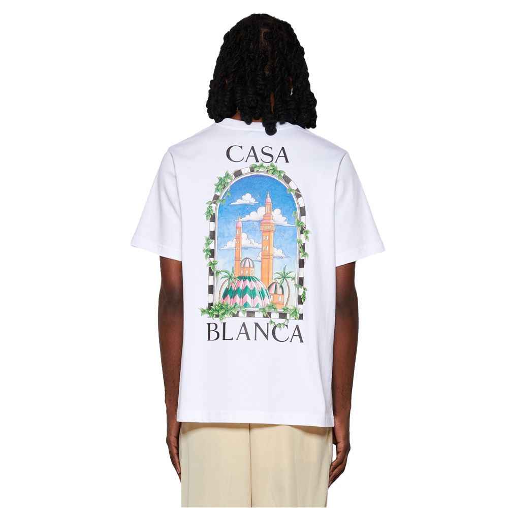 Casablanca White Cotton T-Shirt