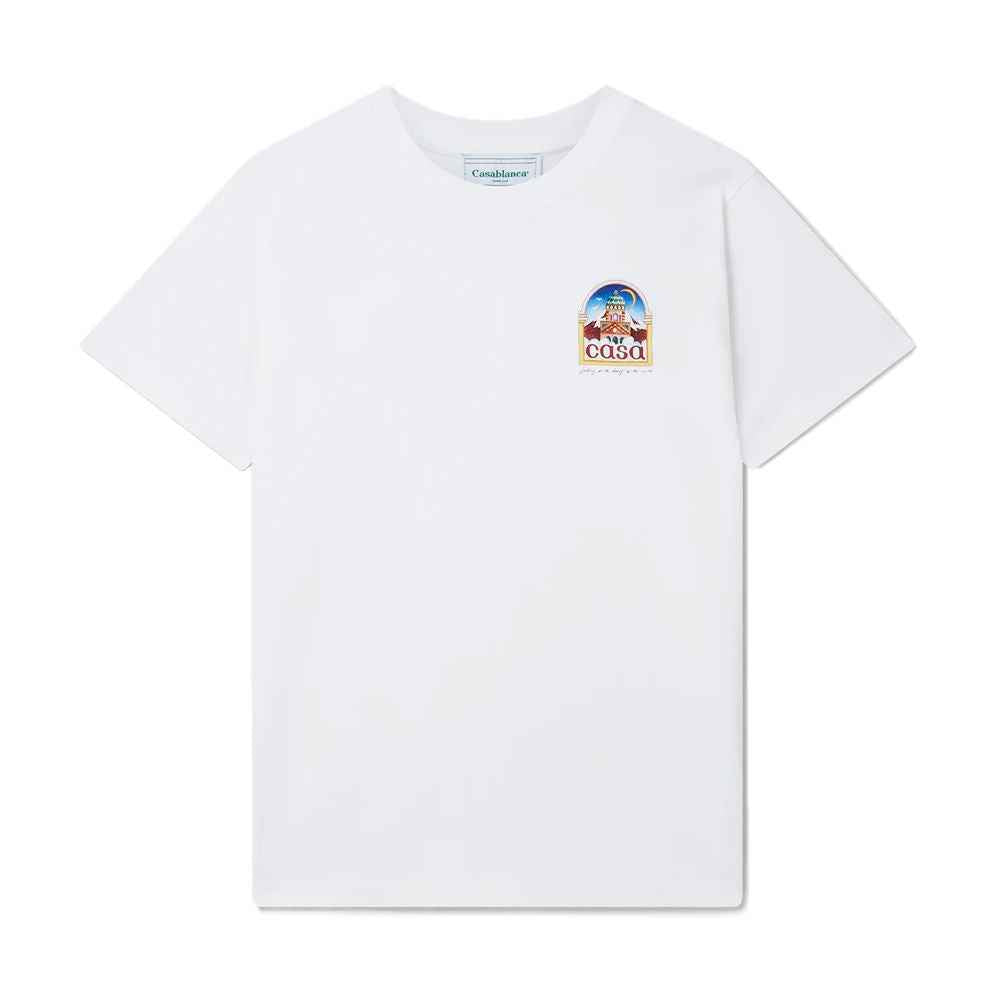 Casablanca White Cotton T-Shirt