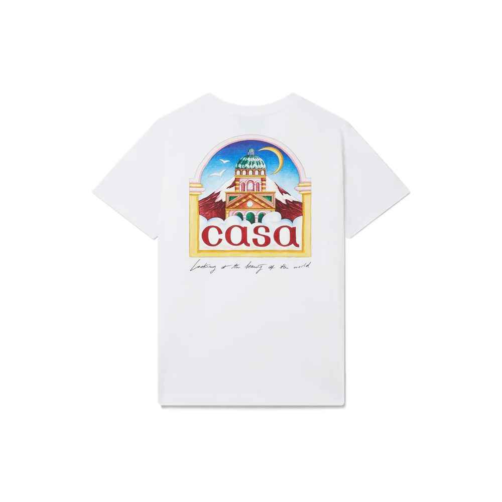 Casablanca White Cotton T-Shirt