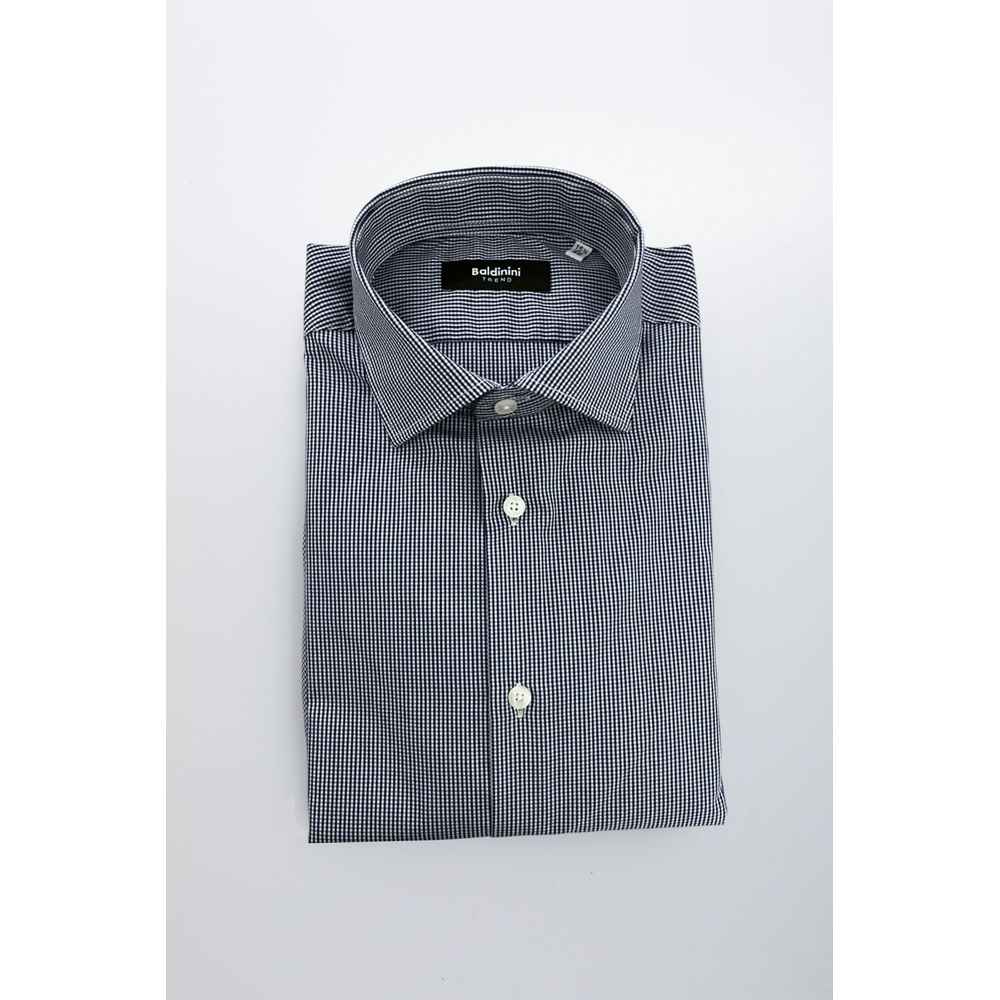 Baldinini Trend Blue Cotton Shirt