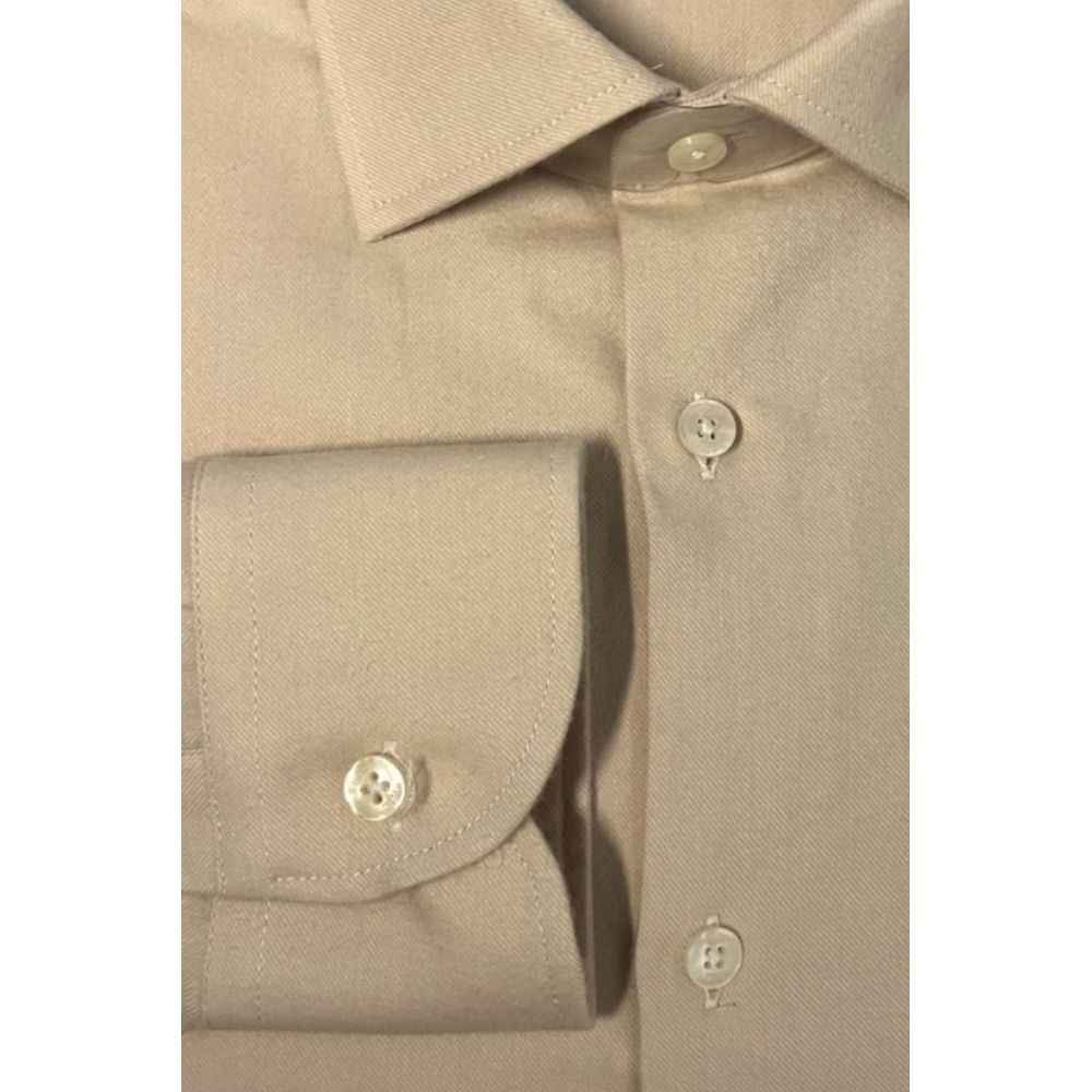 Baldinini Trend Beige Cotton Shirt