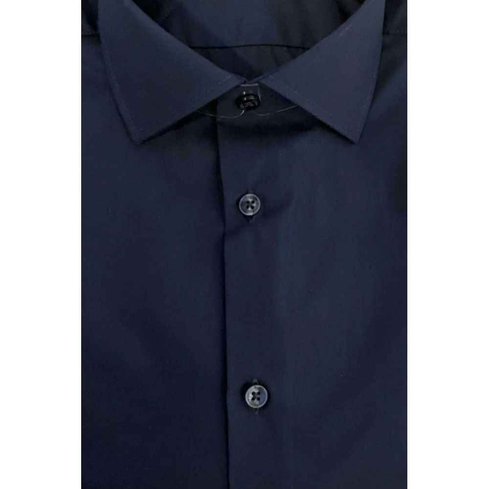 Baldinini Trend Blue Cotton Shirt