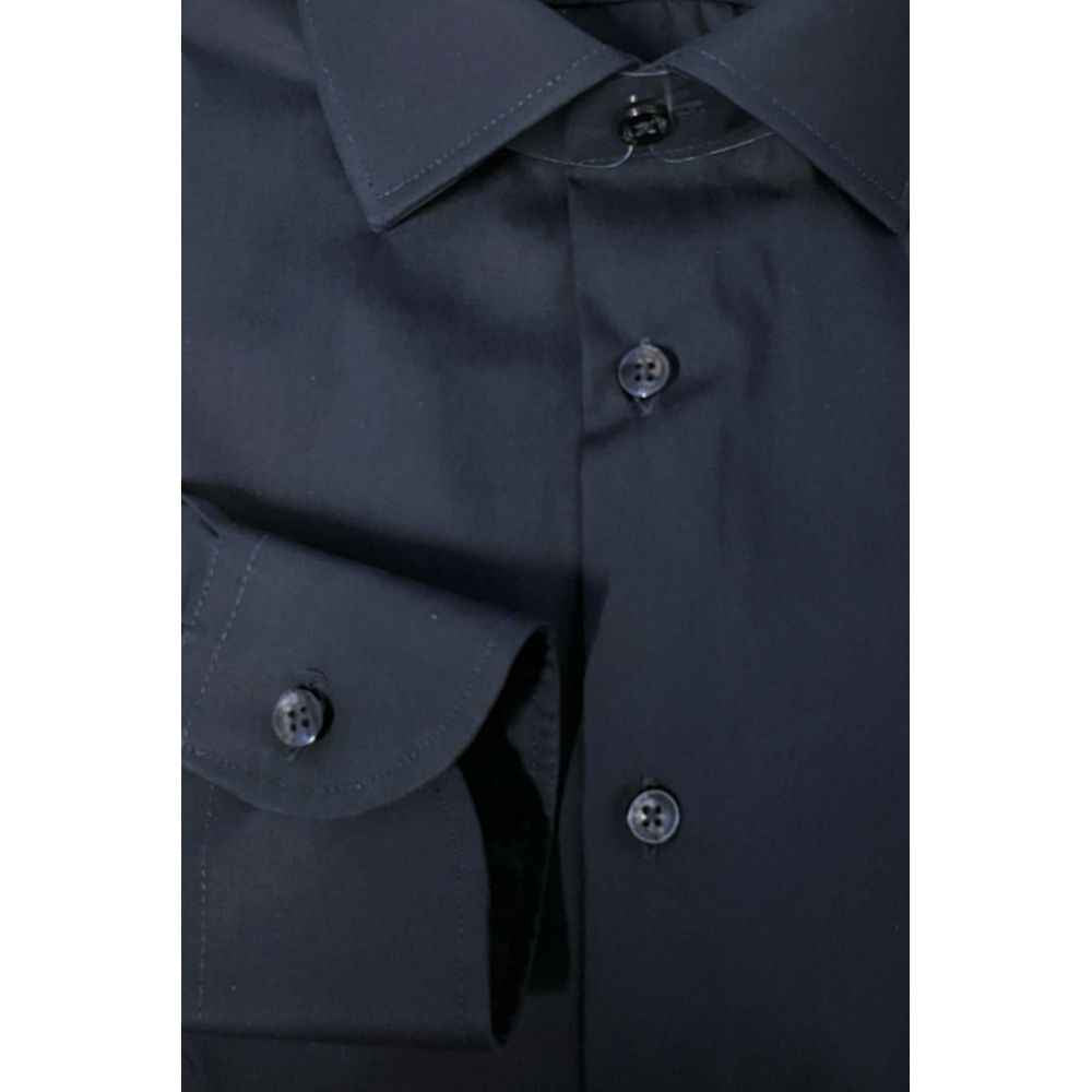 Baldinini Trend Blue Cotton Shirt