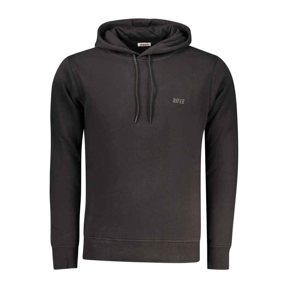 Rifle Black Cotton Sweatshirt