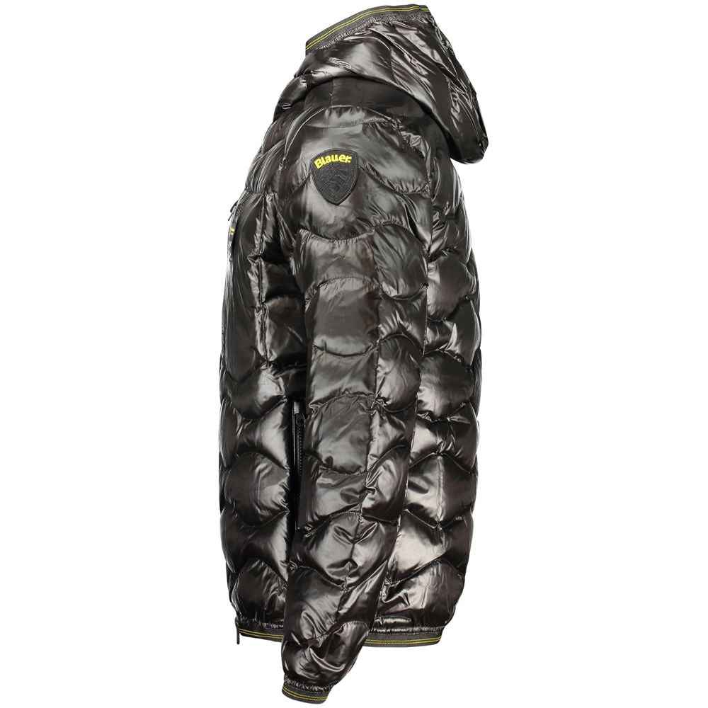 Blauer Black Polyamide Jackets & Coat