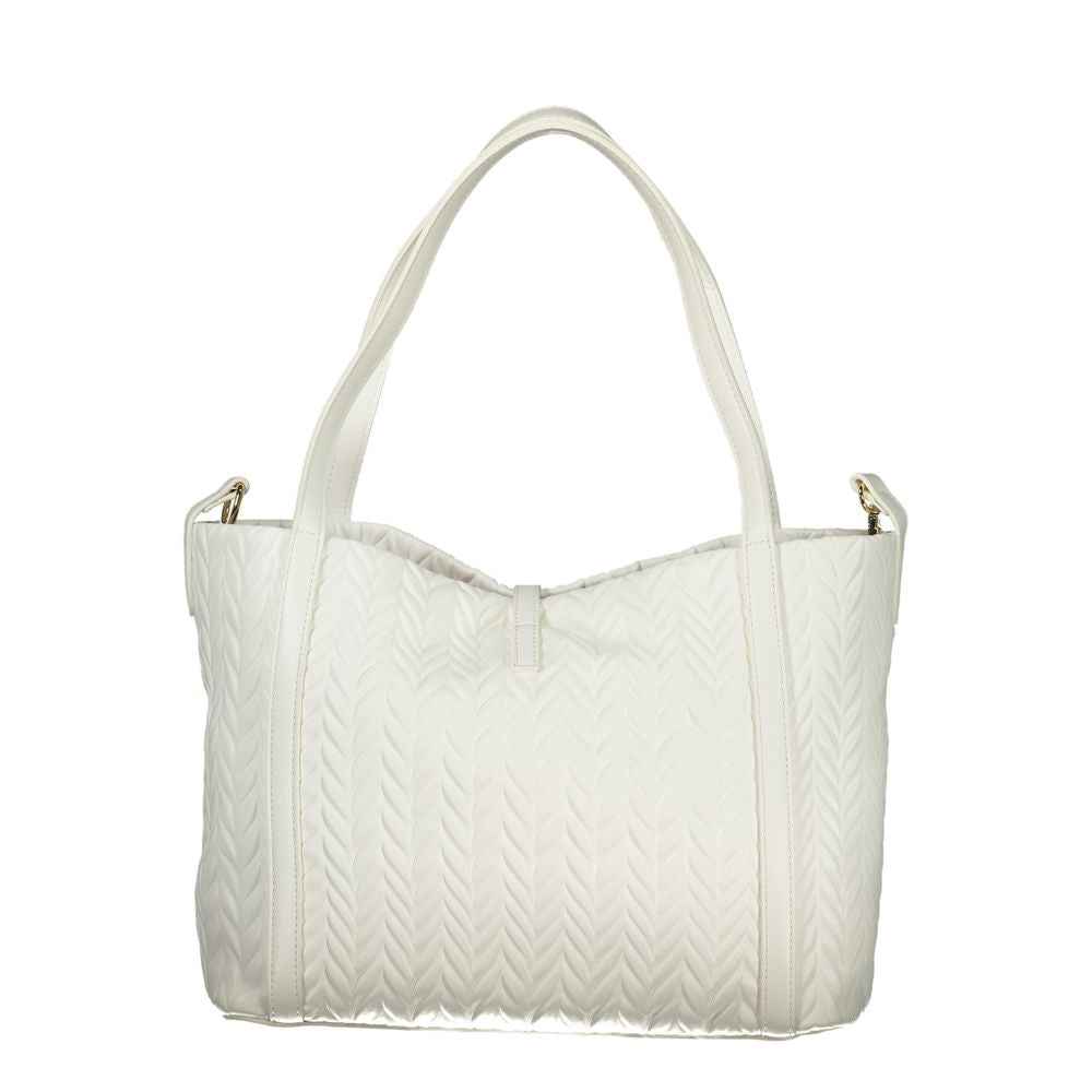 Mario Valentino White Polyethylene Handbag