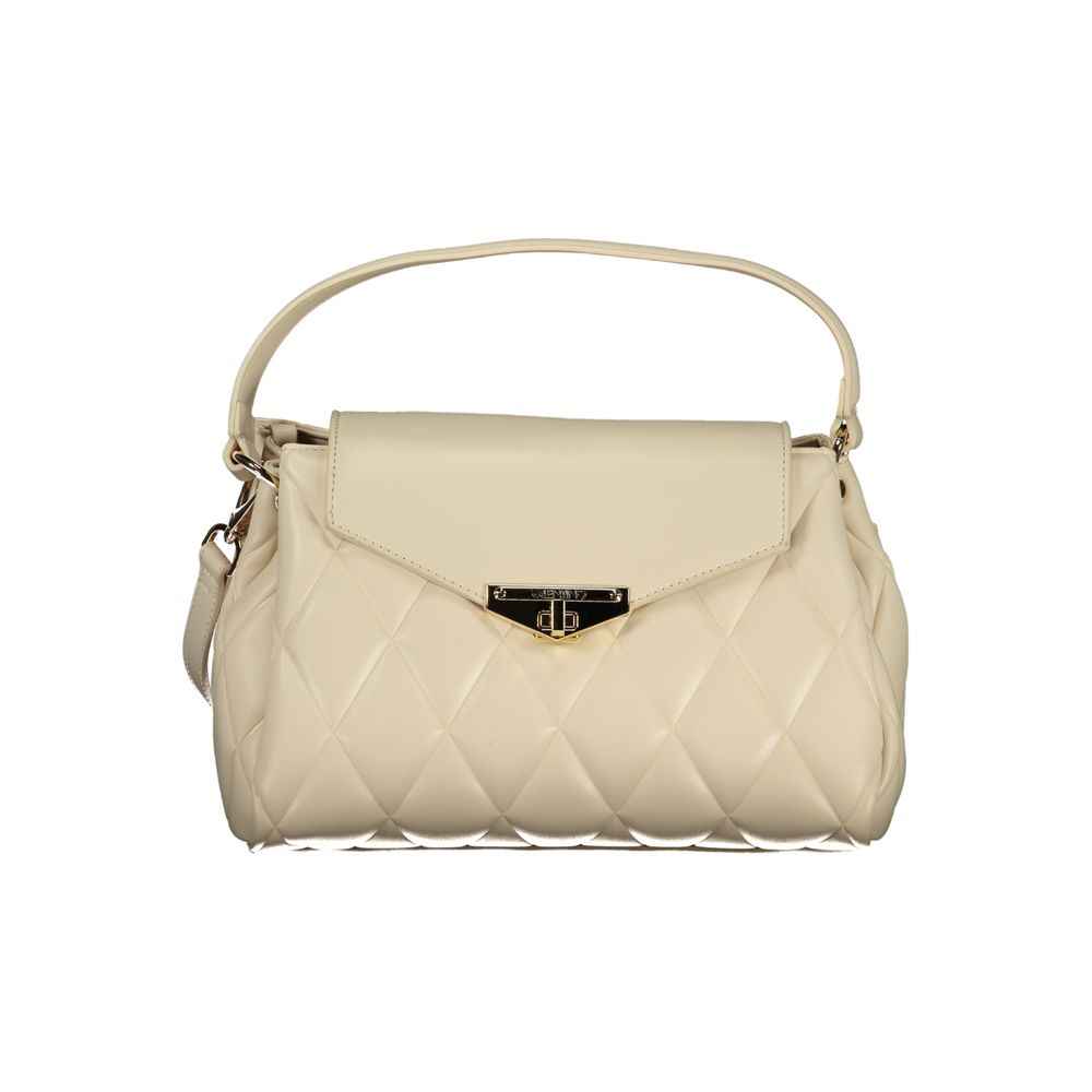 Mario Valentino Beige Polyethylene Handbag