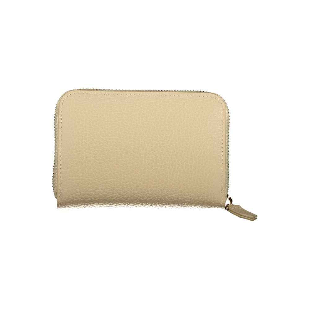 Mario Valentino Beige Polyethylene Wallet