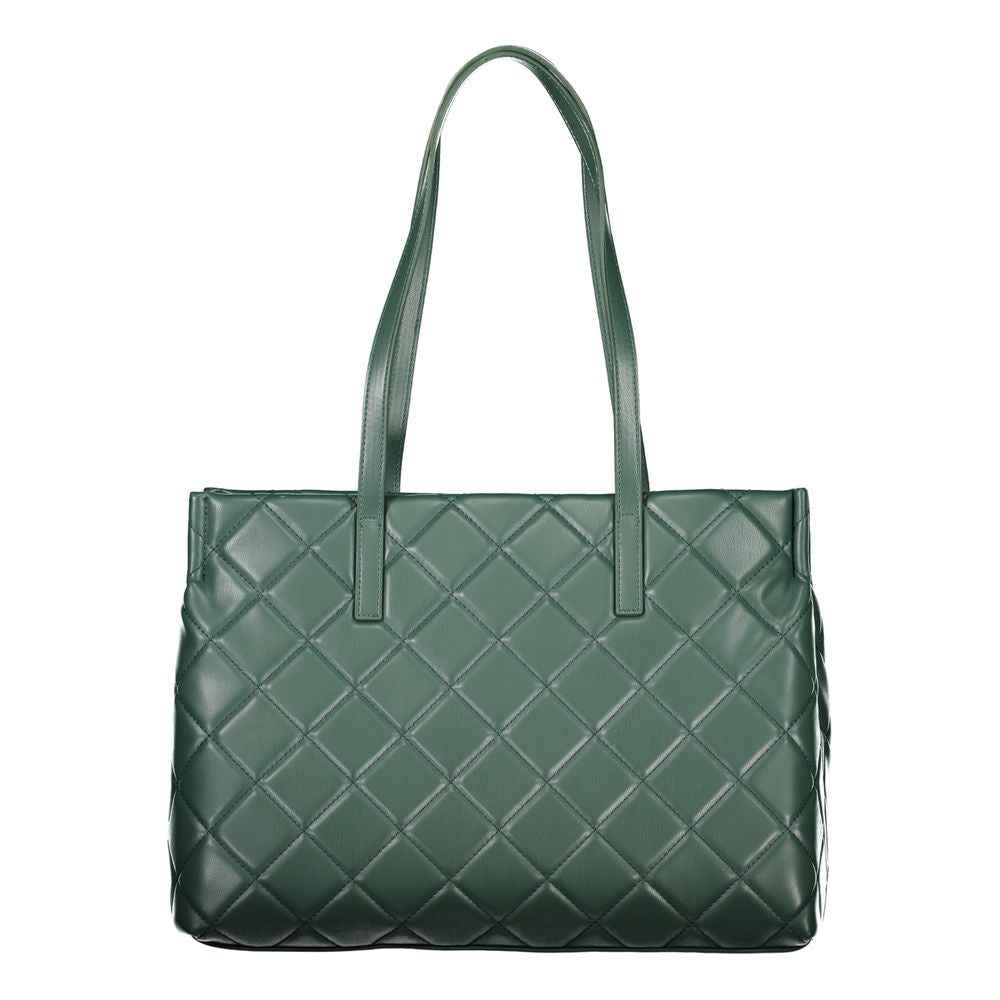Mario Valentino Green Polyethylene Handbag