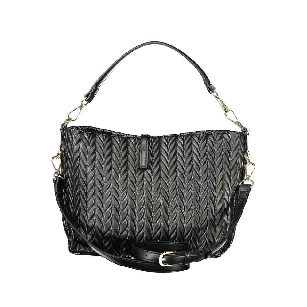 Mario Valentino Black Polyethylene Handbag