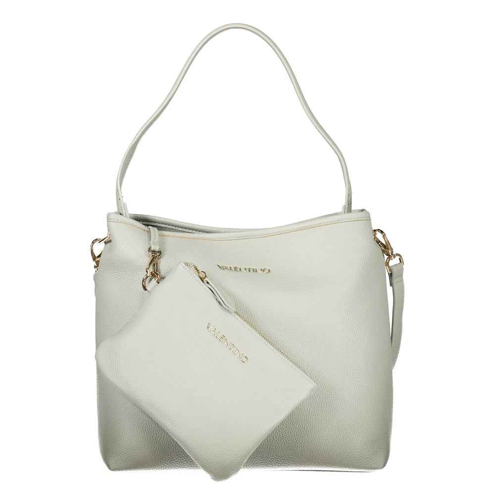 Mario Valentino Gray Polyethylene Handbag
