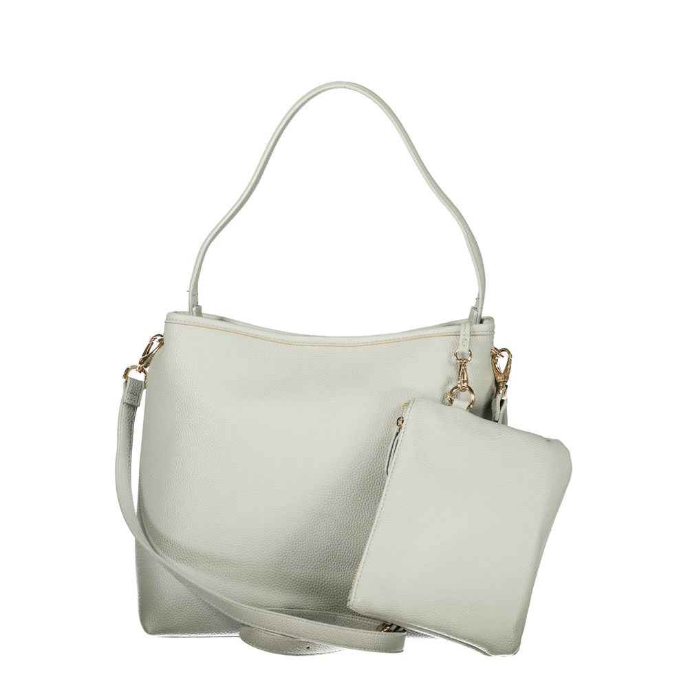Mario Valentino Gray Polyethylene Handbag
