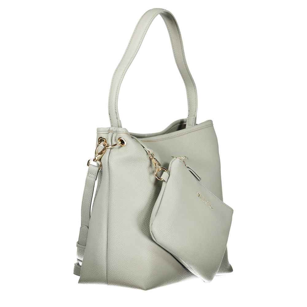 Mario Valentino Gray Polyethylene Handbag