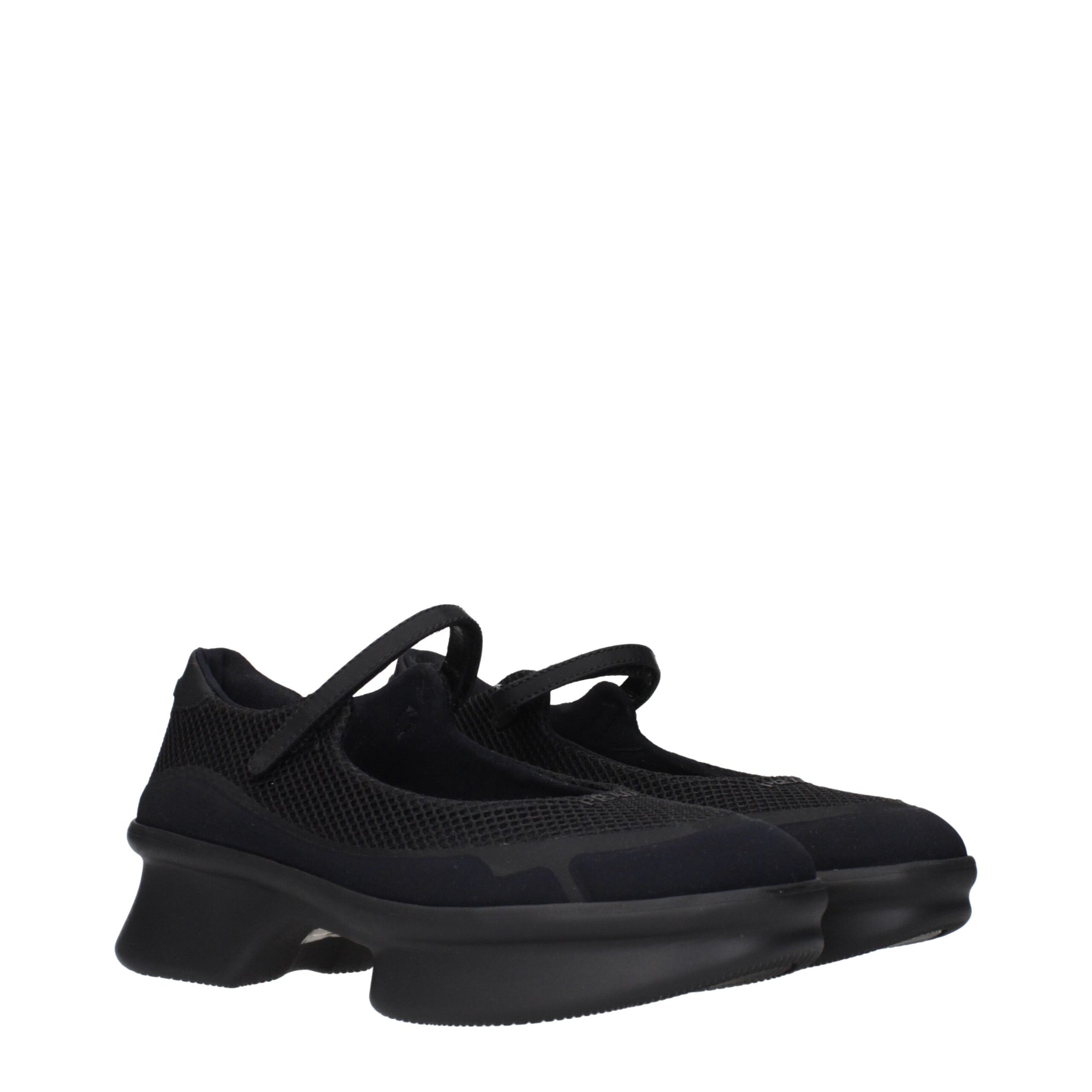 Prada Black Fibres Mules