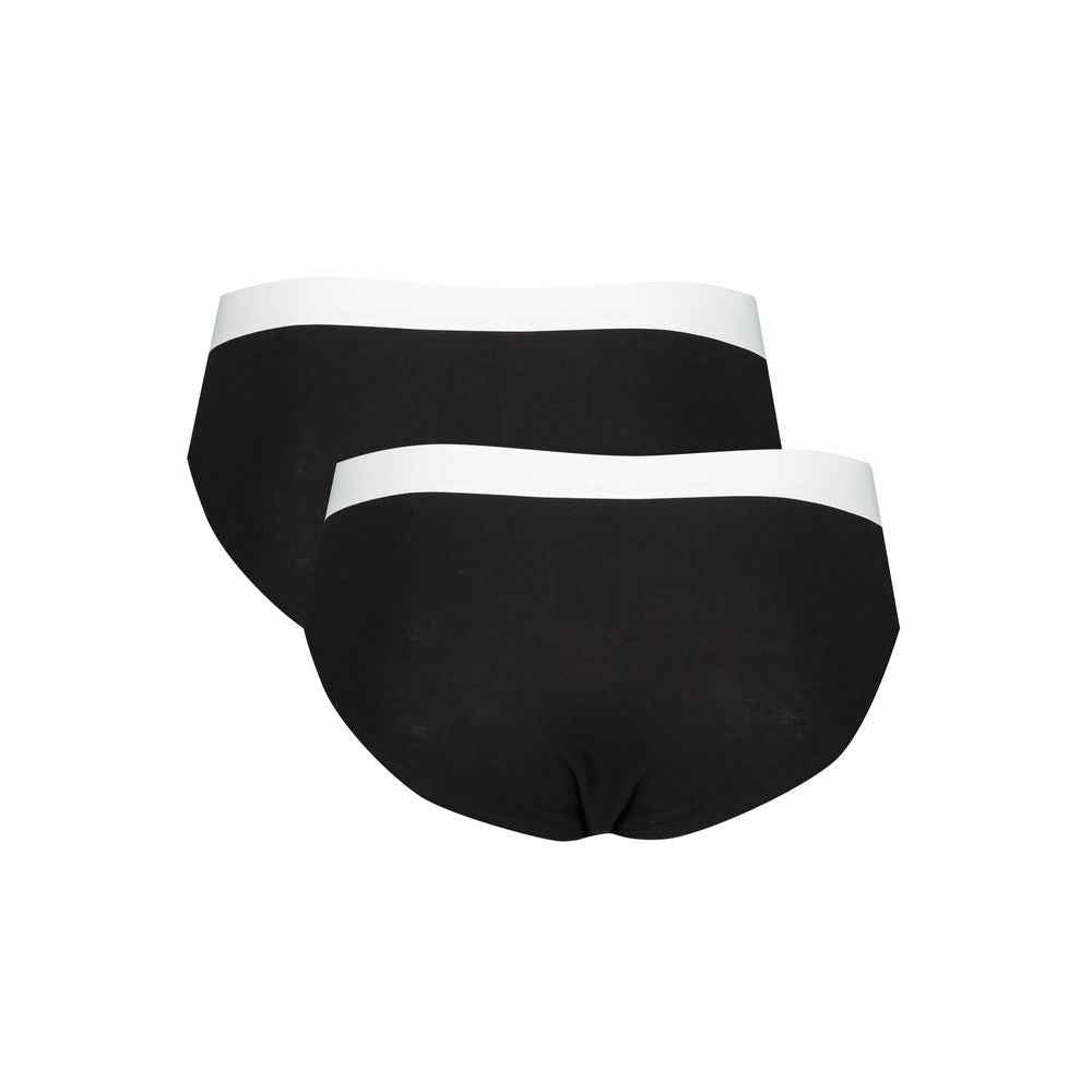 Trussardi Black Cotton Underwear