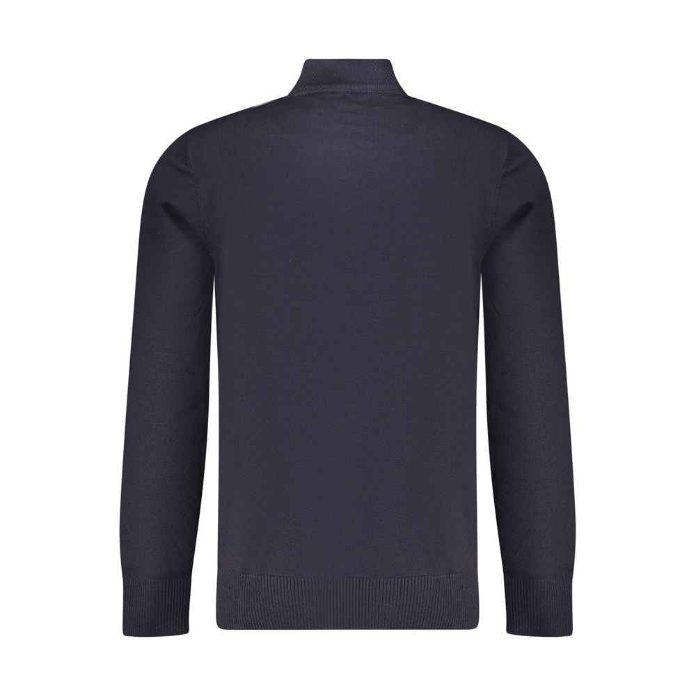 Coveri Moving Blue Nylon Men Sweater