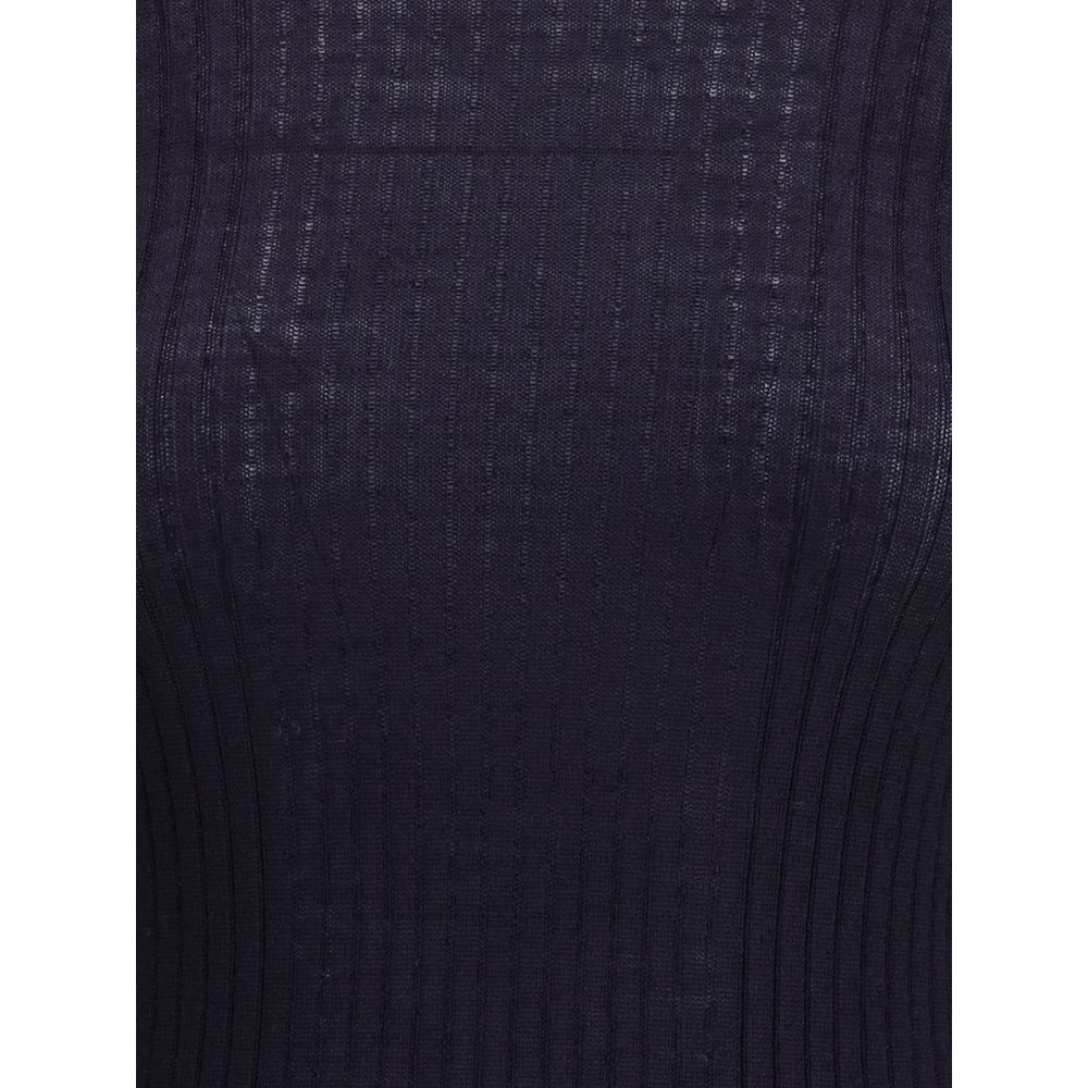 Cruna Blue Wool Sweater