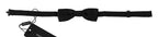 Dolce & Gabbana Black Polka Dots Silk Adjustable Neck Papillon Men Bow Tie