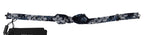 Dolce & Gabbana Navy Blue Floral Slim Adjustable Neck Papillon Men  Bow Tie