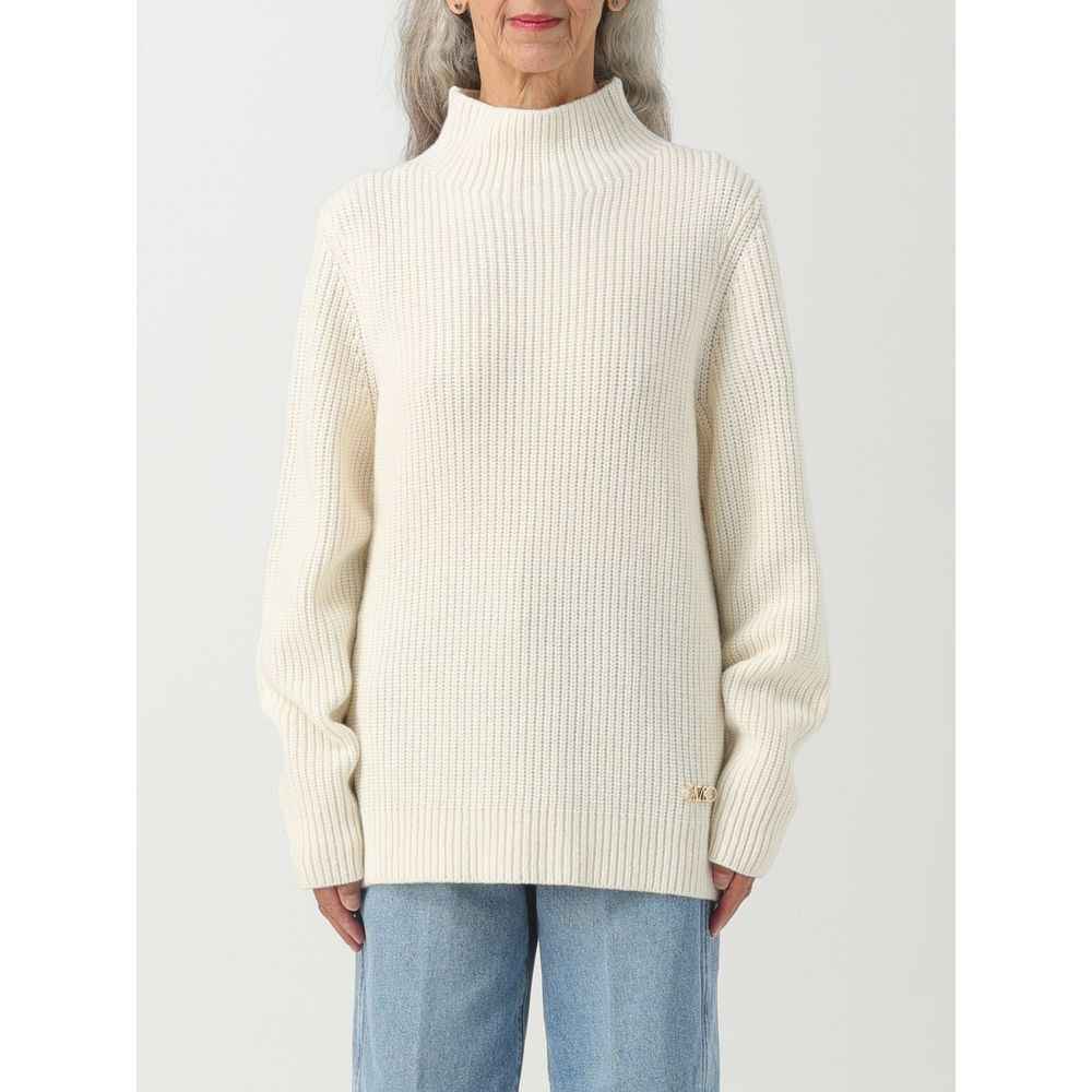 Michael Kors Beige Merino Wool Sweatshirt