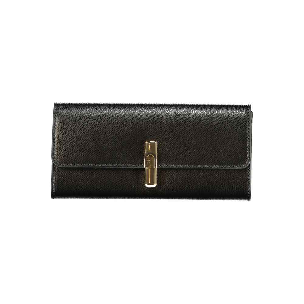 Furla Nero Leather Woman Wallet