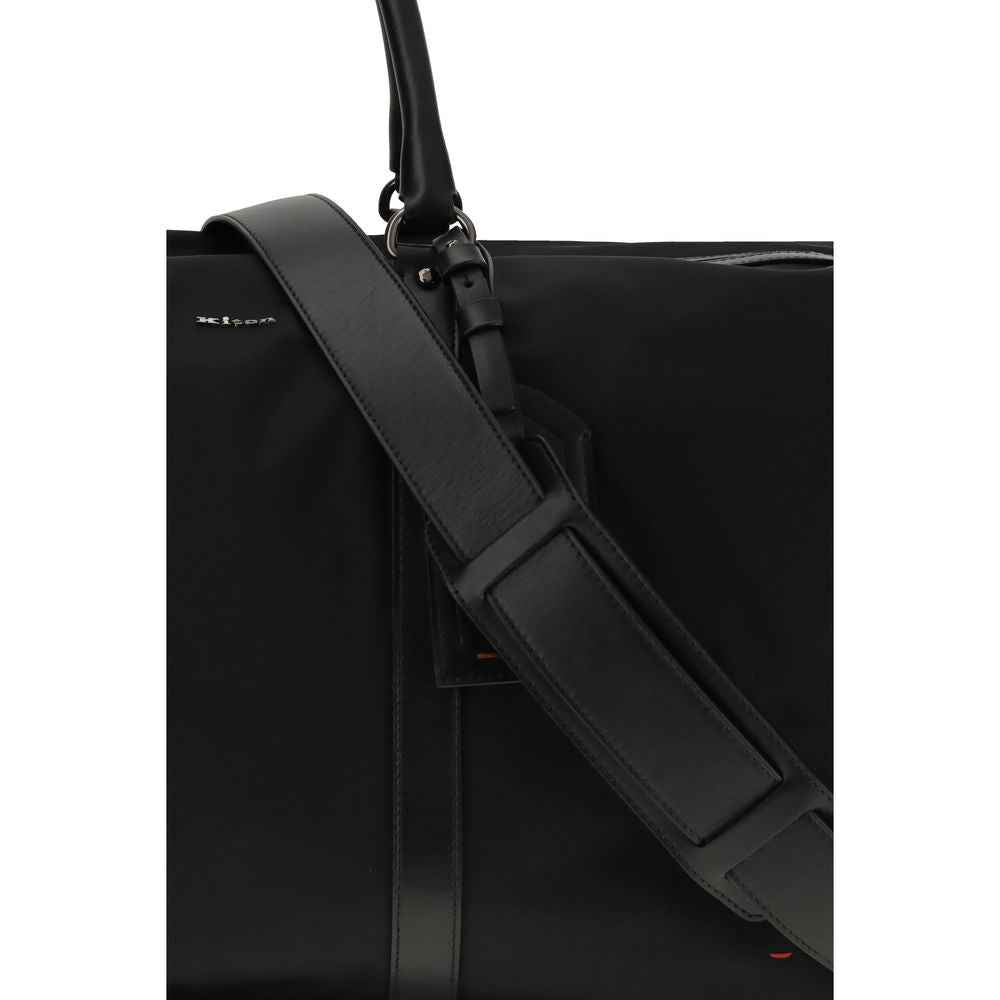 Kiton Black Nylon Luggage And Travel