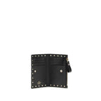 Valentino Garavani Black Calf Leather Bos Taurus Wallet