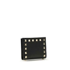 Valentino Garavani Black Lamb Ovis Aries Aries Wallet