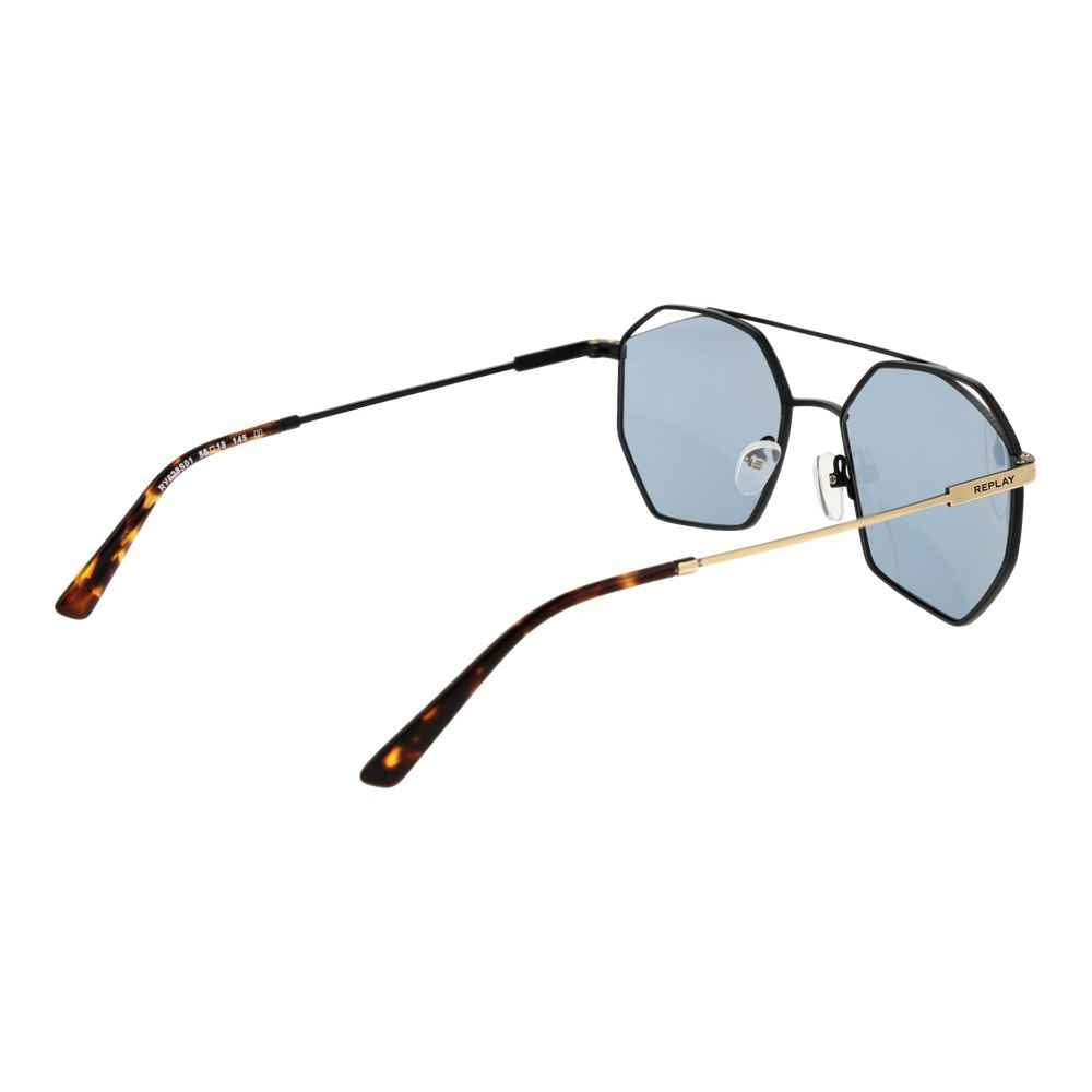 Replay Gold Metal Sunglasses