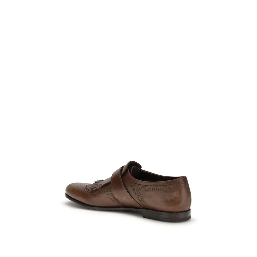 Church's Brown Rubber Slip-On Loafers