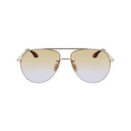 Victoria Beckham Gold Metal Sunglasses