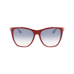 Victoria Beckham Burgundy Acetate Sunglasses