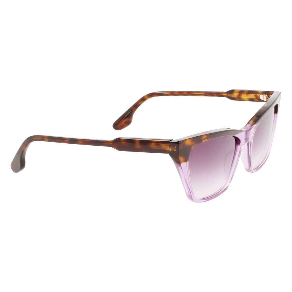 Victoria Beckham Brown Acetate Sunglasses