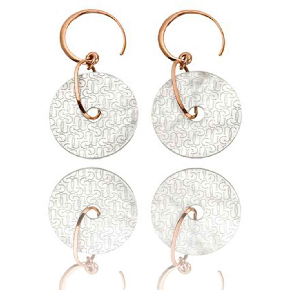 GC Bicolor Silver Earrings