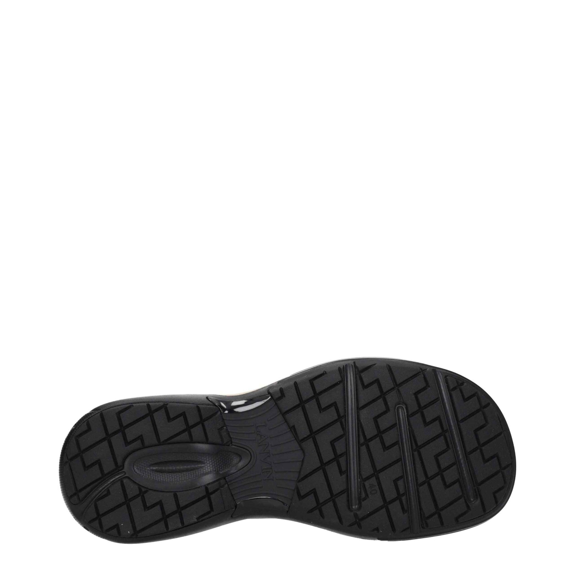 Lanvin Black Leather Ankle Boots