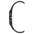 Juicy Couture Black Plastic Dress Watch