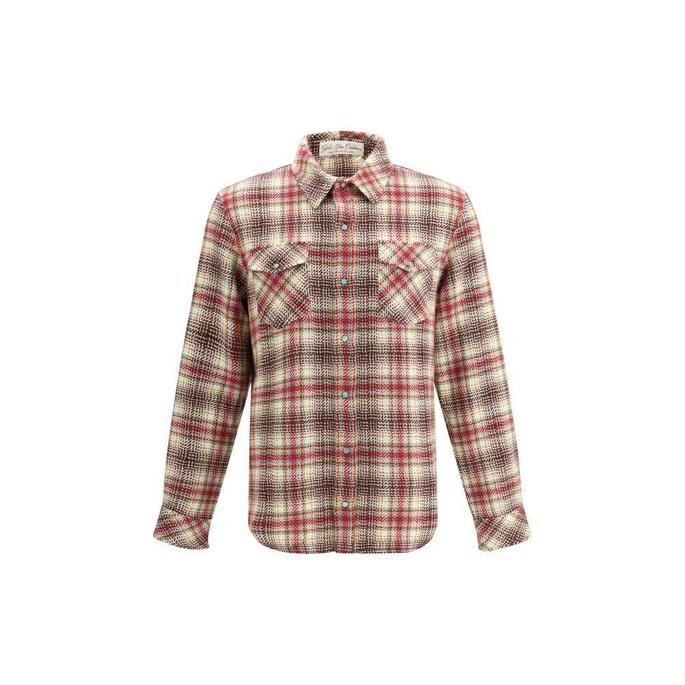 God's True Cashmere Multicolor Cashmere Pattern Shirt