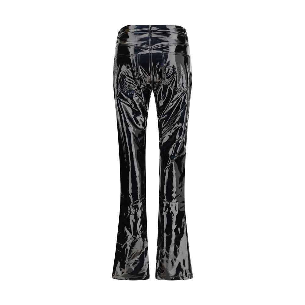 Fiorucci Black Polyethylene Casual Pants
