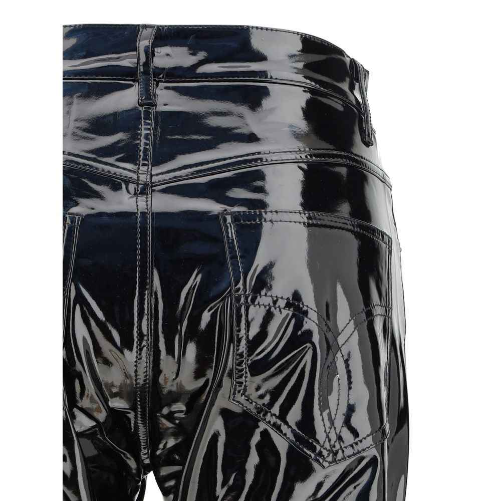 Fiorucci Black Polyethylene Casual Pants