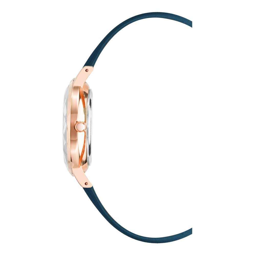 Juicy Couture Blue Plastic Dress Watch