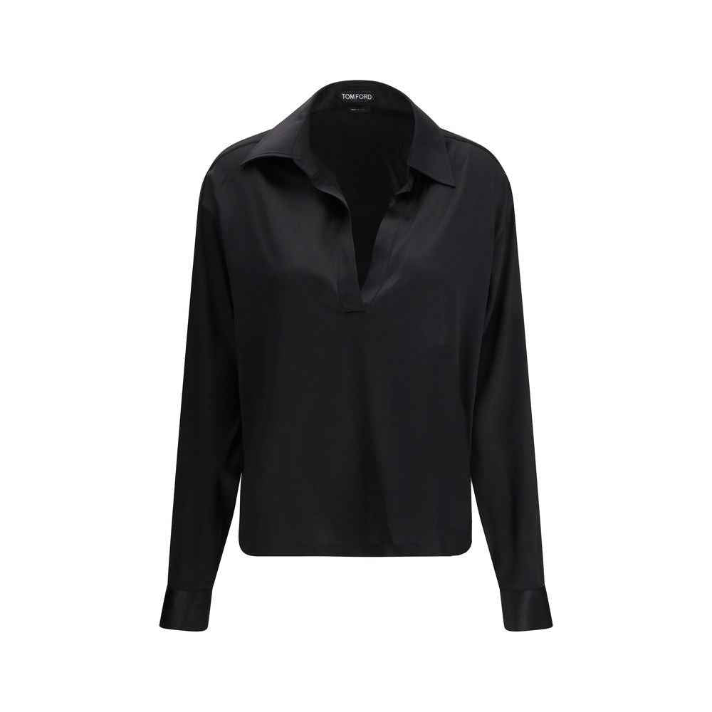 Tom Ford Black Silk Dress Shirt