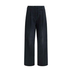 Golden Goose Black Cotton Casual Pants