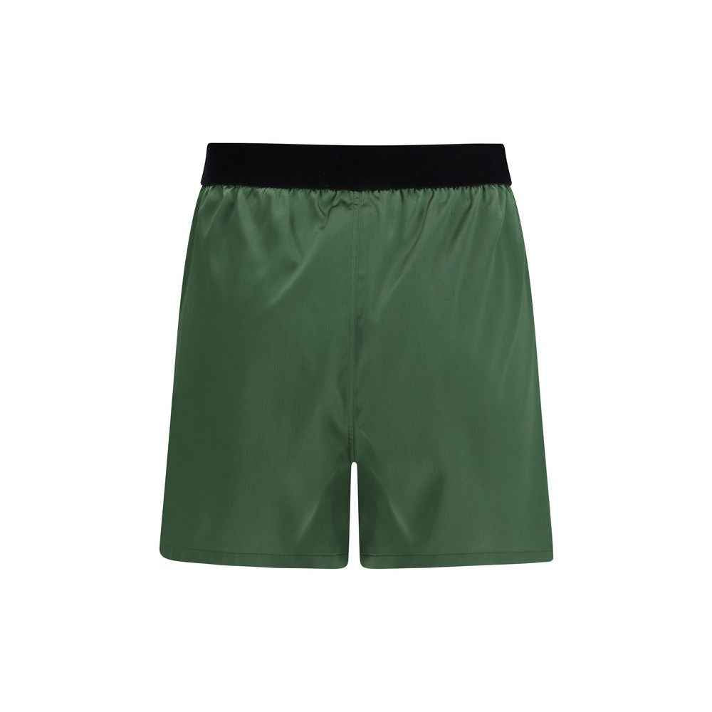Tom Ford Bicolor Silk Bermuda Shorts