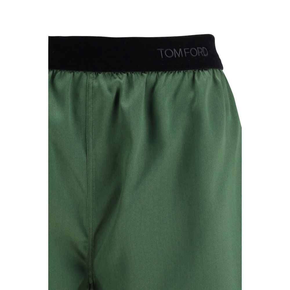 Tom Ford Bicolor Silk Bermuda Shorts