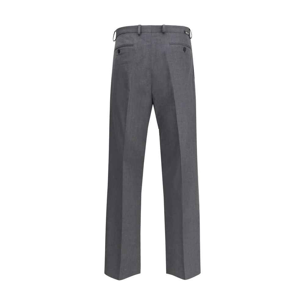 Prada Gray Fleece Wool Dress Pants