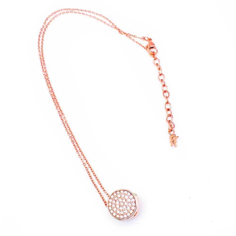 Folli Follie Pink Metal Necklace