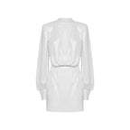 BLANCA VITA White Polyester Casual Dress